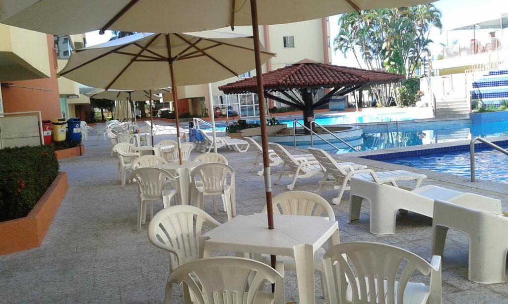 Caldas Novas - Go - Apartamento Parque Das Aguas Quentes Bloco 1 - Em Frente Clube Prive Εξωτερικό φωτογραφία