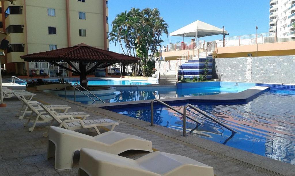 Caldas Novas - Go - Apartamento Parque Das Aguas Quentes Bloco 1 - Em Frente Clube Prive Εξωτερικό φωτογραφία